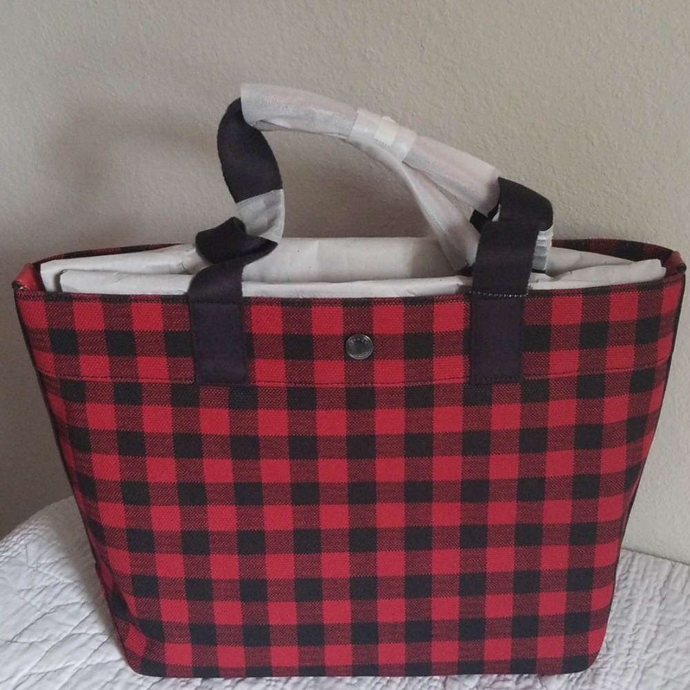 COACH Gingham Canvas Tote